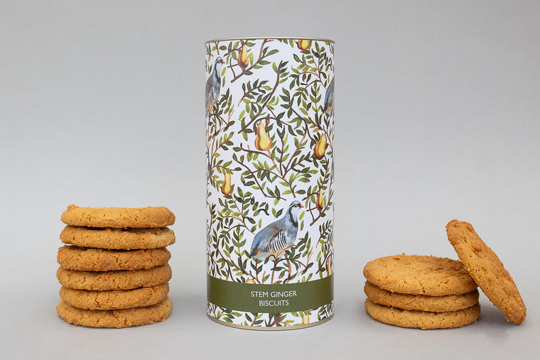 STEM GINGER BISCUITS - PARTRIDGE IN A PEAR TREE