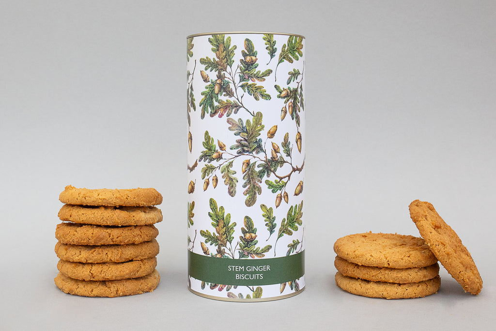 STEM GINGER BISCUITS - OAK LEAVES & ACORNS