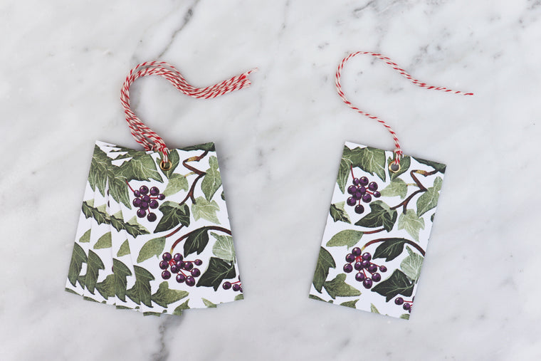 IVY CHRISTMAS GIFT TAGS