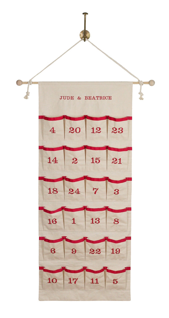 *SECONDS* LUXURY COTTON ADVENT CALENDAR - NUMBERS IN CHRONOLOGICAL ORDER