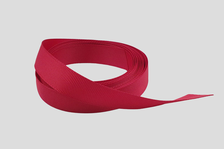 GROSGRAIN RIBBON - CRANBERRY - 90 METRES