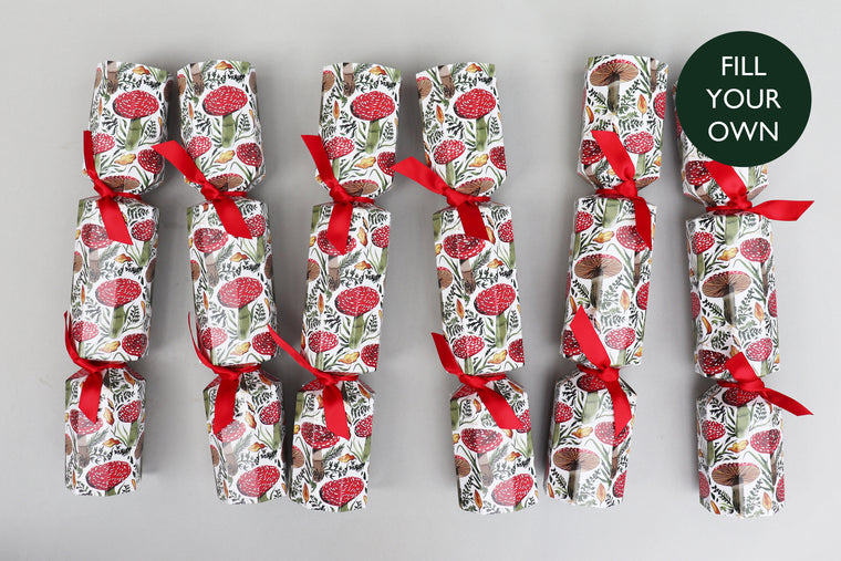 MUSHROOM - FILL YOUR OWN LUXURY CHRISTMAS CRACKERS