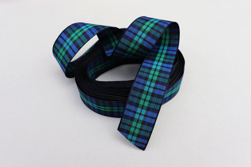 green tartan blackwatch ribbon luxury christmas