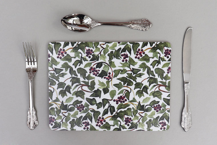 ivy placemat luxury christmas