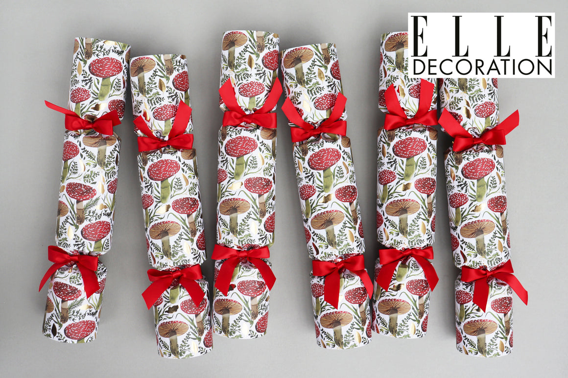 MUSHROOM LUXURY CHRISTMAS CRACKERS