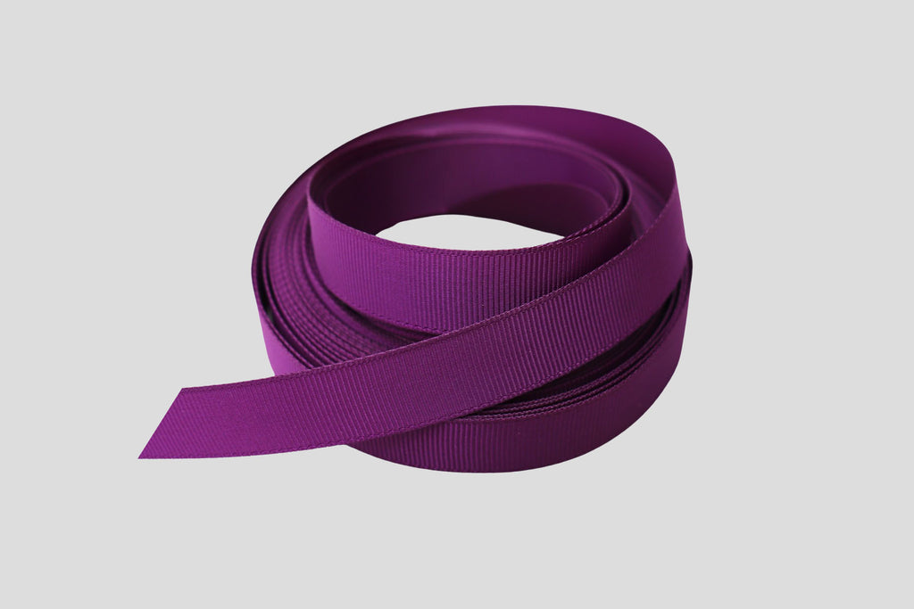 purple plum grosgrain ribbon luxury christmas