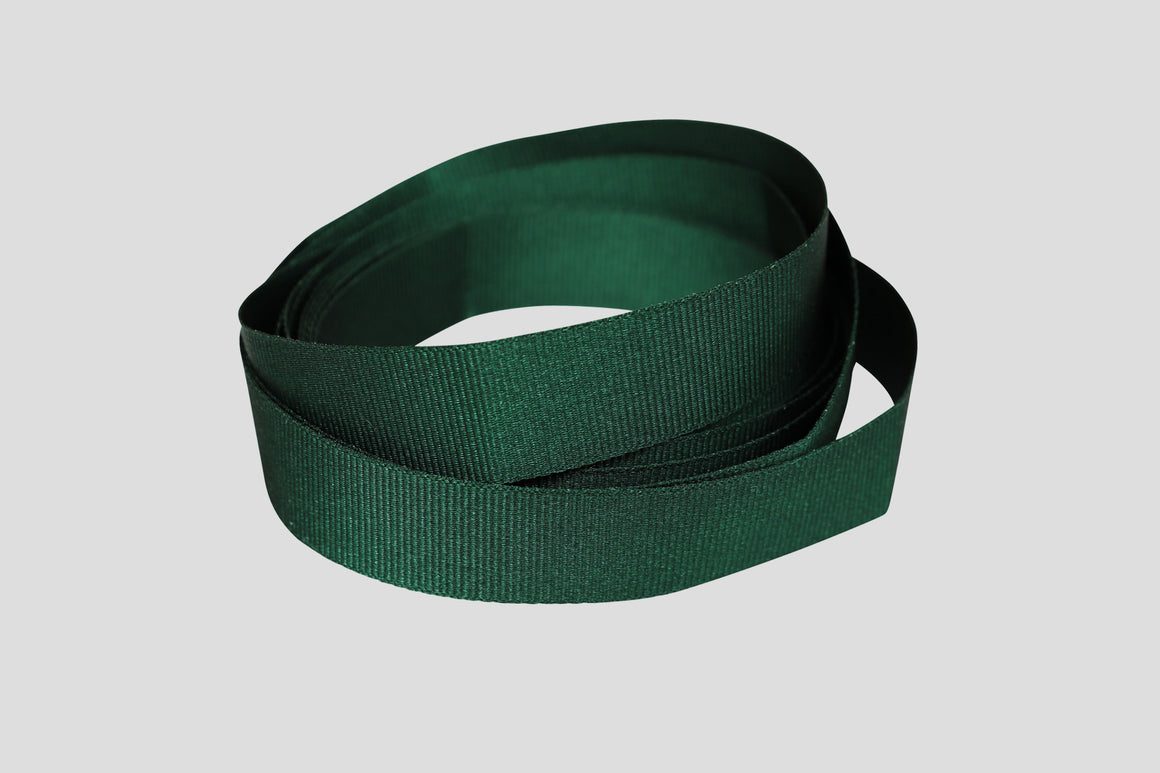 green grosgrain ribbon luxury christmas