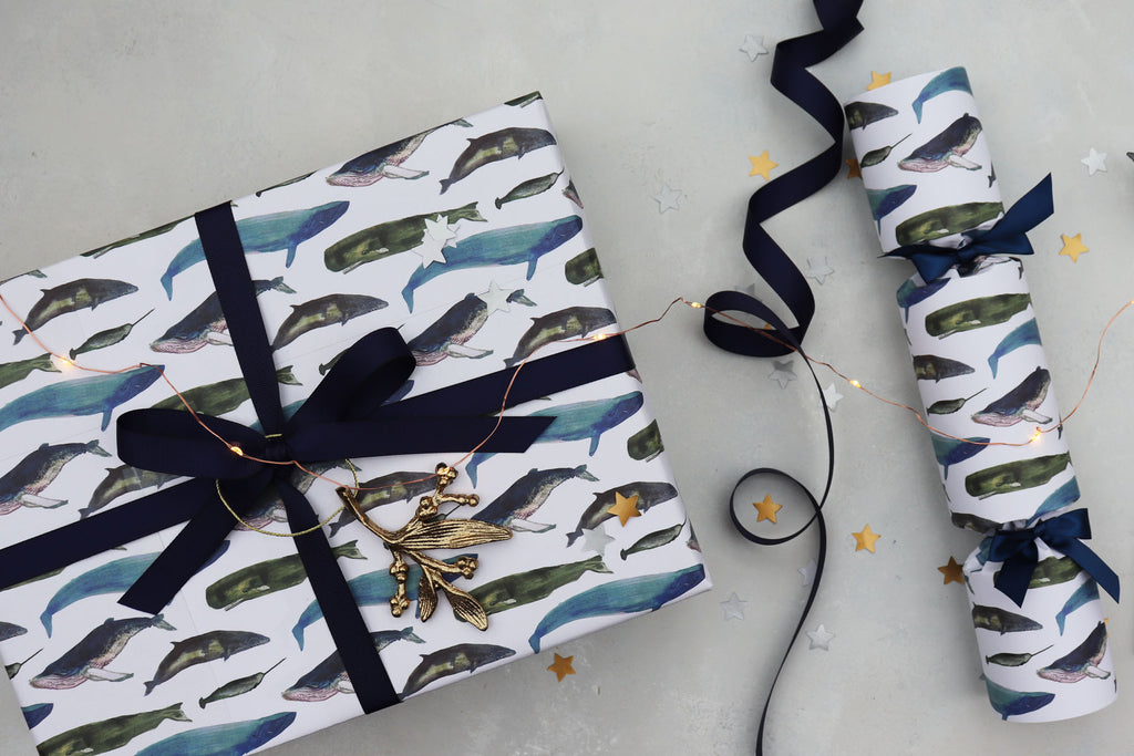 winter whales luxury christmas crackers