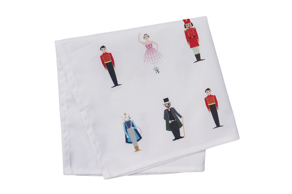 nutcracker cotton luxury napkin christmas